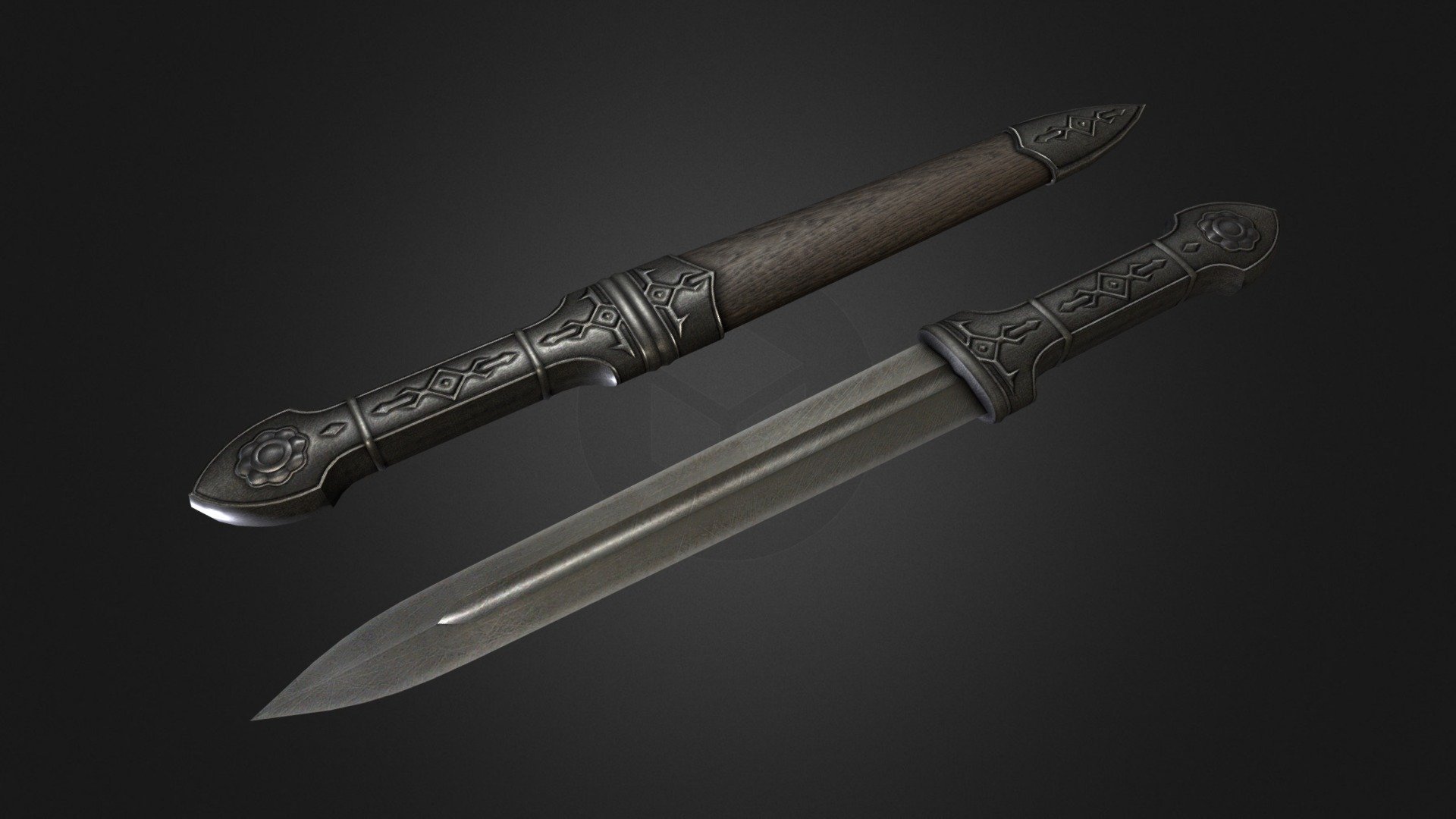 Caucasian dagger