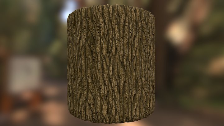 Tree Bark - Substance Designer 3D Model