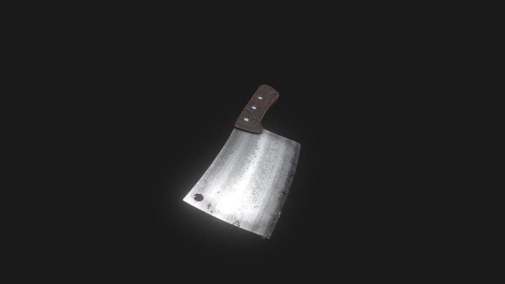 Cleaver Knife 3D Model