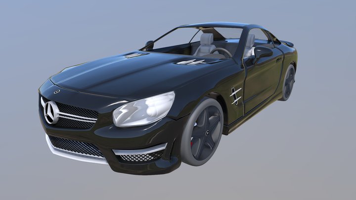 Mercdes Benz SL63AMG 3D Model