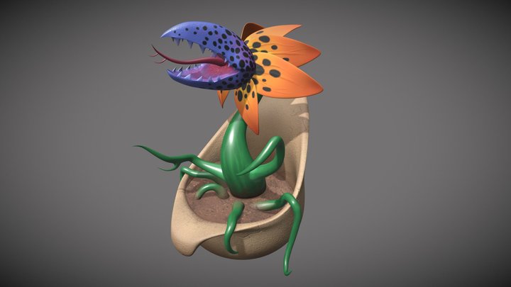 Carnivorous Plant 3D Model