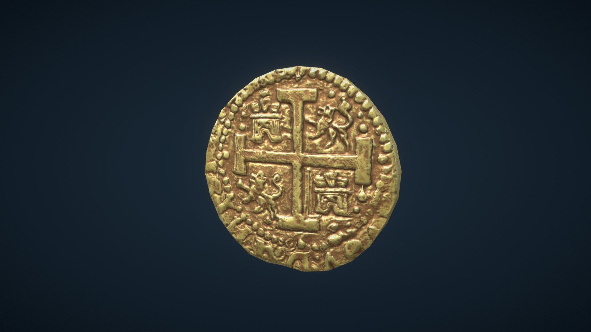 Pirate Gold Doubloon