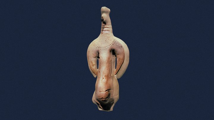 Askut figurine, Room 32a, House of Meryka 3D Model