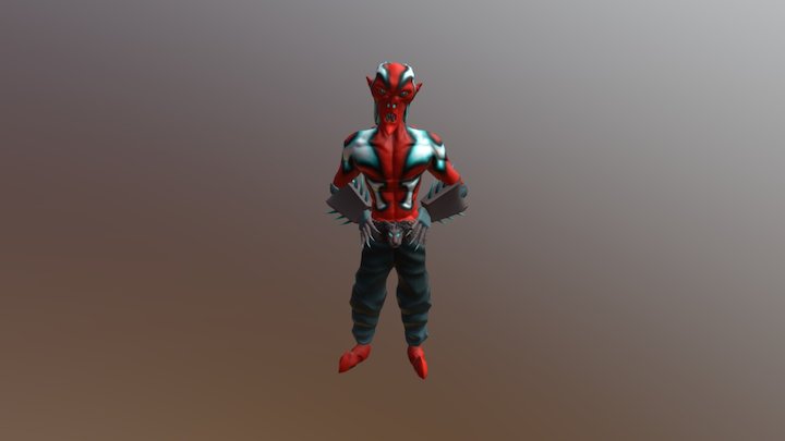 Character Animated 3D Model