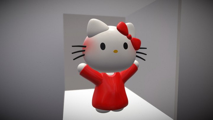 Hello Kitty 3D Model
