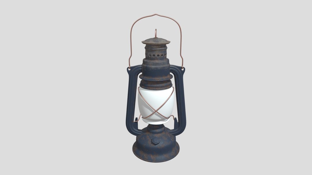 Old Pressure Kerosene Lamp