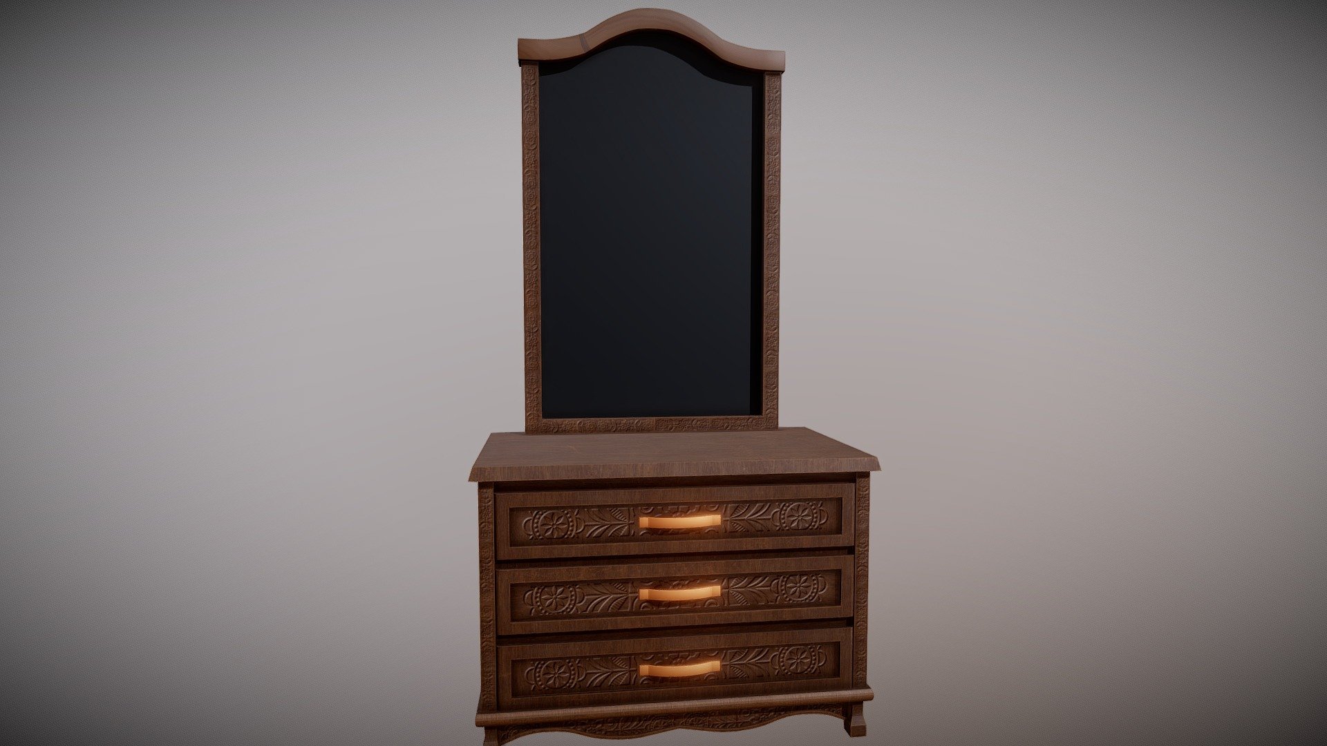 PBR Dressing table ( low poly )