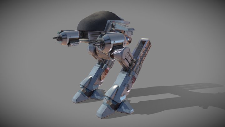 ED-209 (Robocop) 3D Model