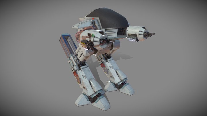 ED-209 (Robocop) 3D Model