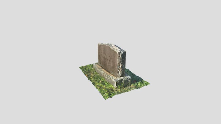 Gravestone sample 3D Model