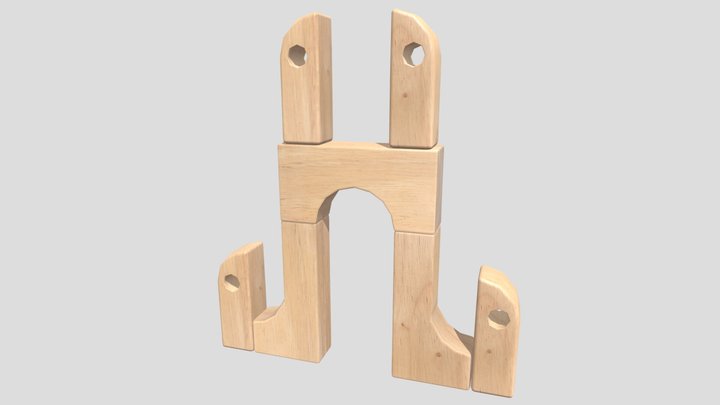 Unit Blocks Advanced: CGT Week 07a 3D Model