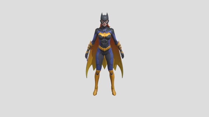 Bat Girl - DC 3D Model