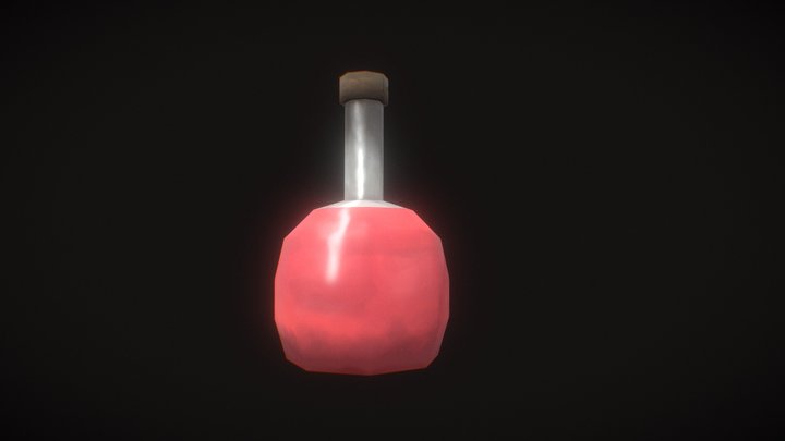 Handpainted Potion 3D Model