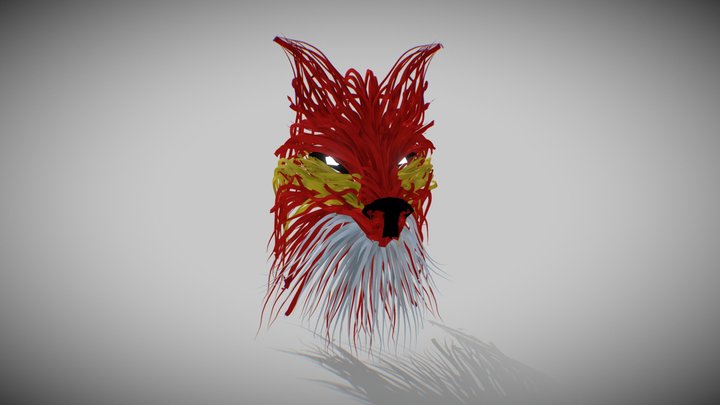 Fox in Tilt-brush 3D Model