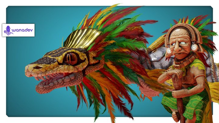 Yucatan - Quetzalcoatl & Huracan 3D Model