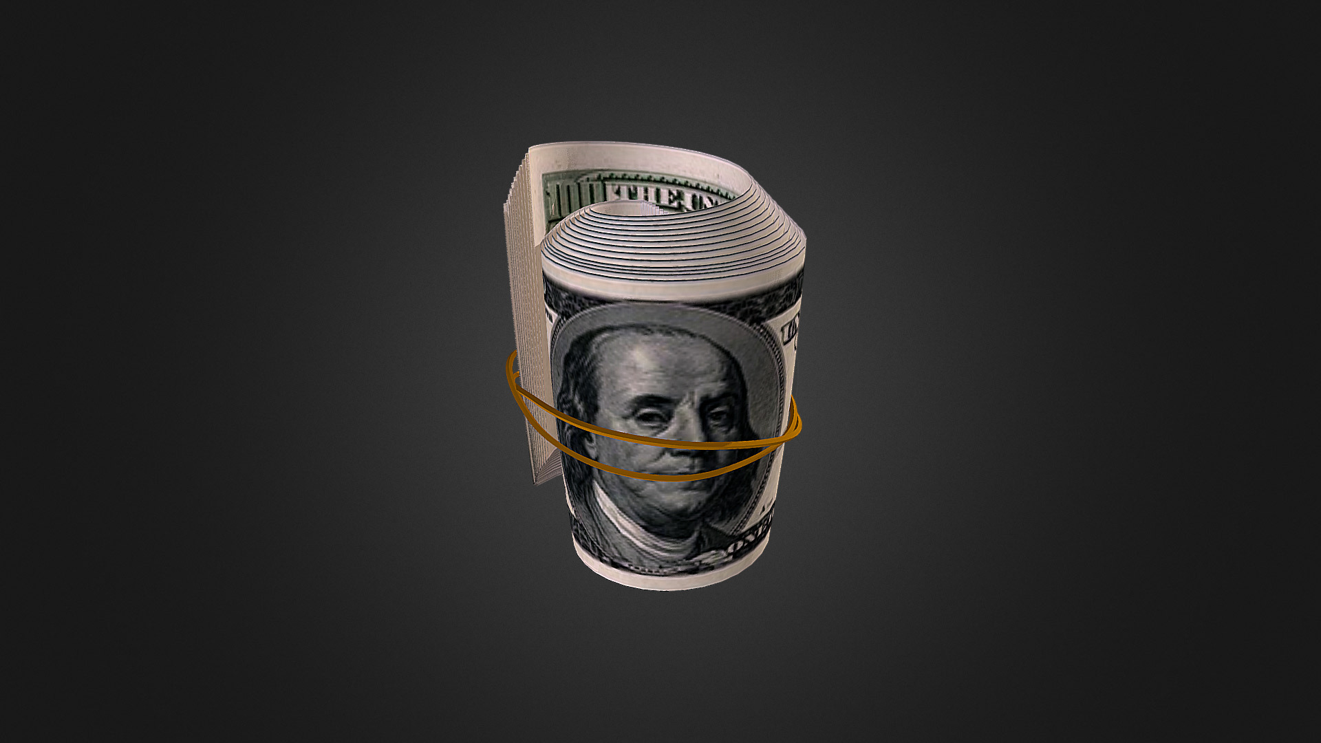 3D model Cash - This is a 3D model of the Cash. The 3D model is about text.