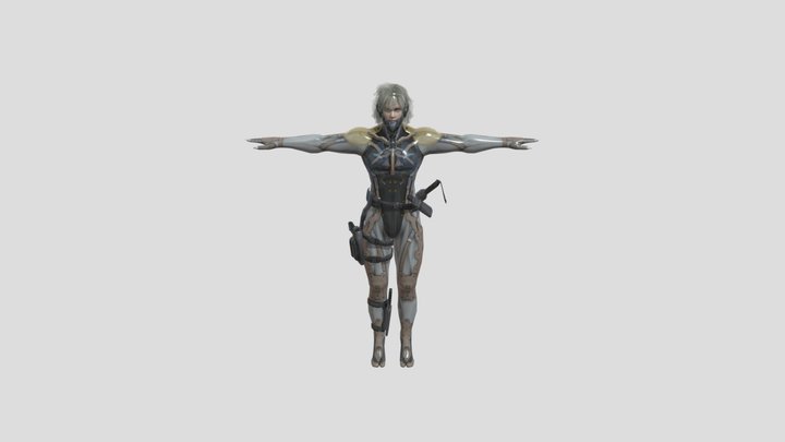 Metal-gear-solid-4-raiden 3D Model