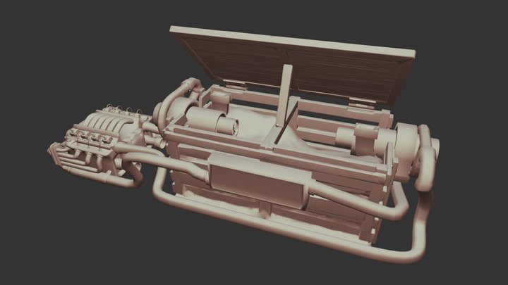 Turbo compost 3D Model
