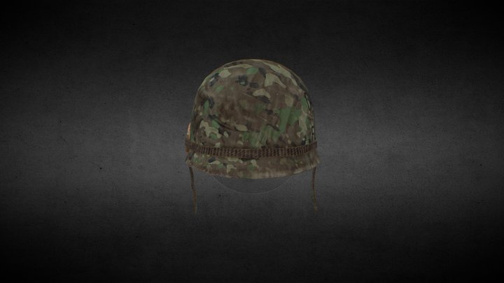 helmet vietnam war 3D Model