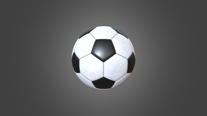 Football 3D Model