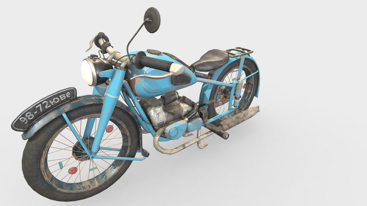 BMW bike 3D Model