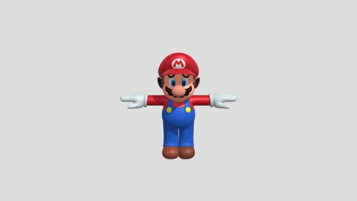 Super Mario Wii Era V2 (SRW) 3D Model
