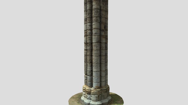 Tall Pillar 3D Model