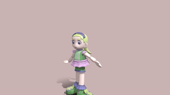 [XYZ School] - Doll 3D Model