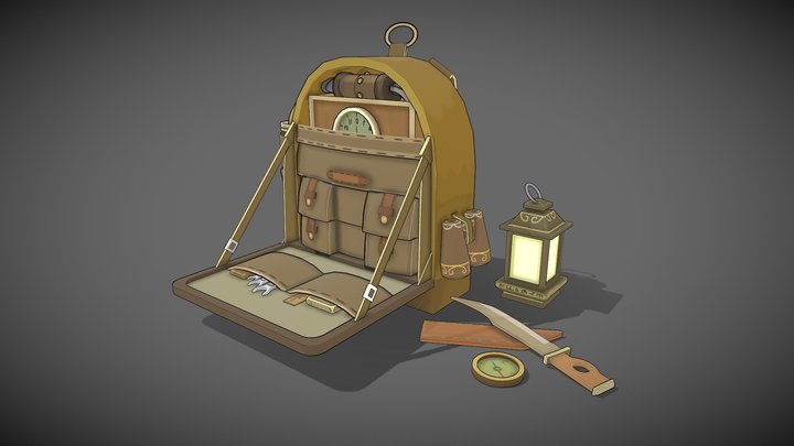 Survival kit (AdventureKitChallenge) 3D Model