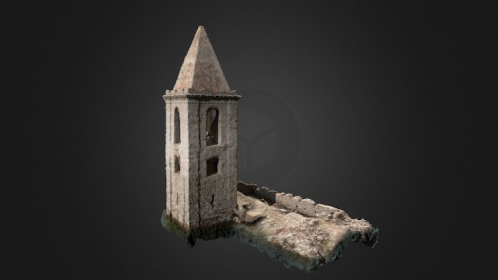 Esglesia de Sant Romà de Sau. 3D Model