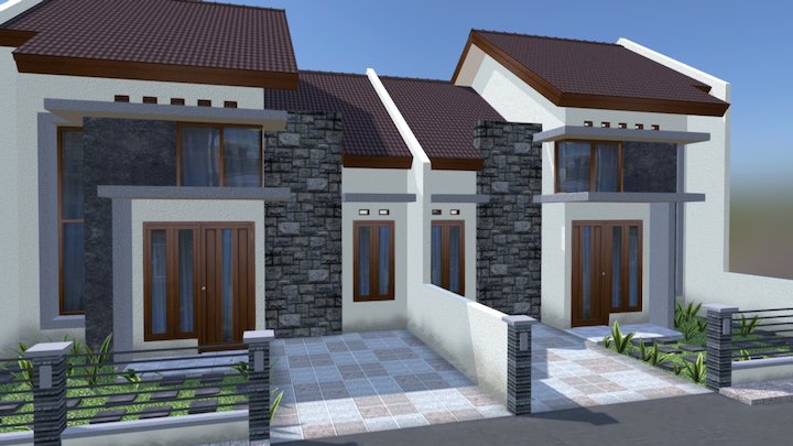 Minimalist House 3D Model