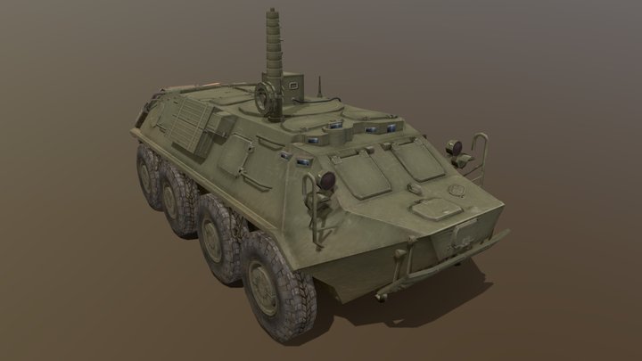 BTR-60 PU-12 – Free 3D Model STL