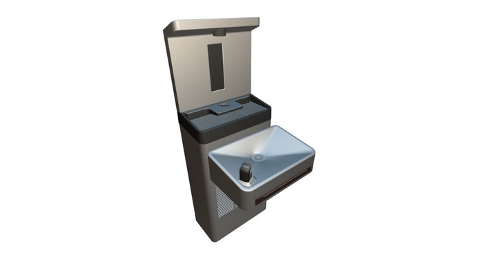 1211SF - Haws Bottle Filler and Fountain 3D Model