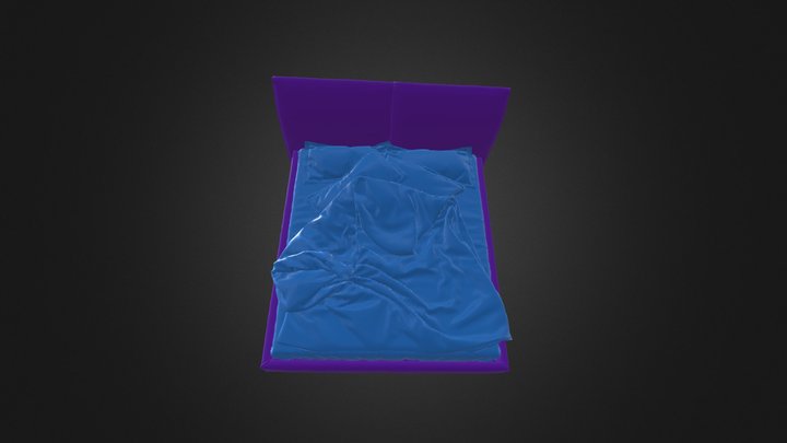 Bed 3D model Free 3D Model
