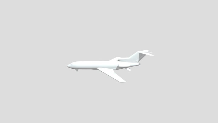 Boeing 727 X Function.blend 3D Model
