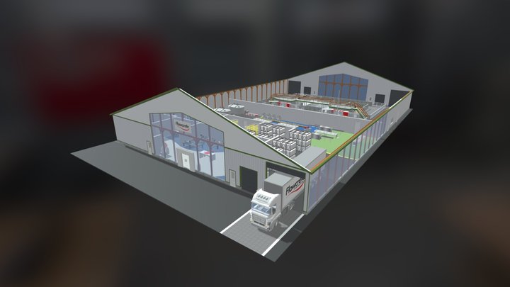 [UK] Interactive 3D Model - Dairy & Cheese 3D Model