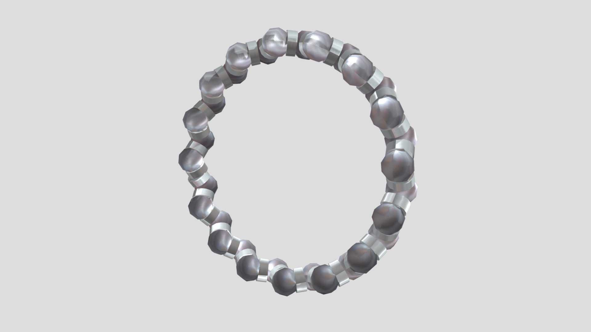 zigzag flat bracelet