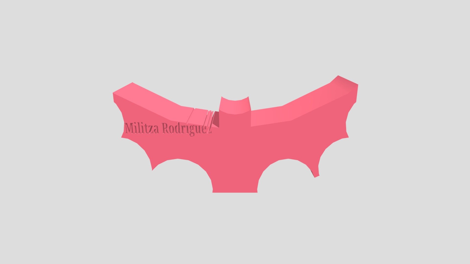 Bat Button - 3D model by 010088707 [65b3fd3] - Sketchfab