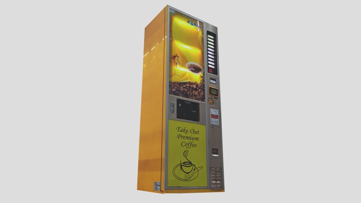 Korail Coffee Machine 3D Model