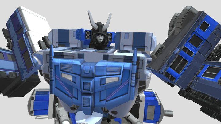 Earth Wars Blue Liner 3D Model