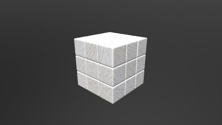 Exhibition Platform - Cube 3D Model