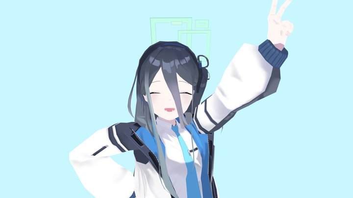 天童アリス　ポーズ 3D Model