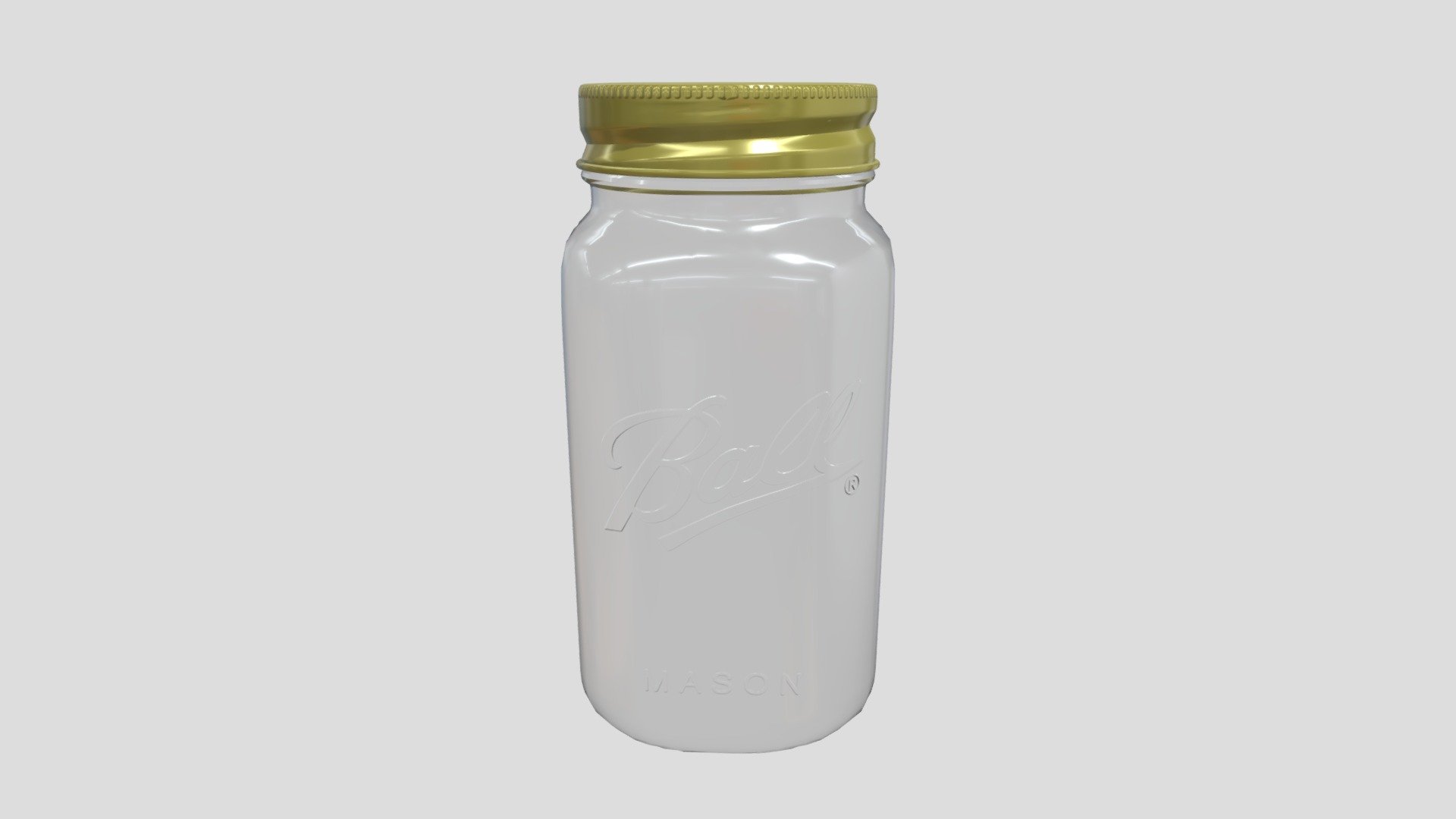 Mason Jar 003 V Ray