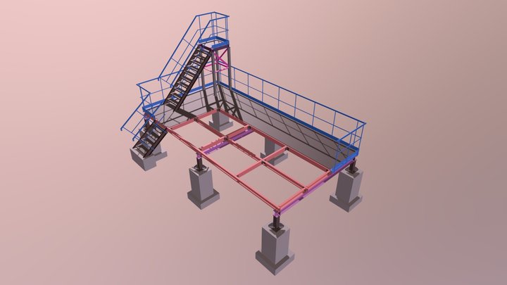 Roundwood warehouse 3D Model