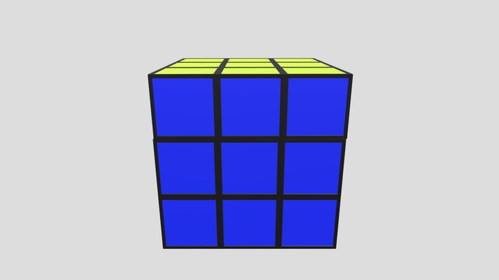 rubik's cube 3D Model