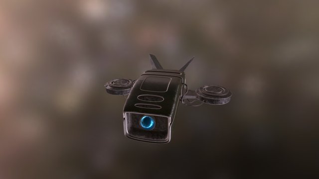 Sci-fi Drone 3D Model