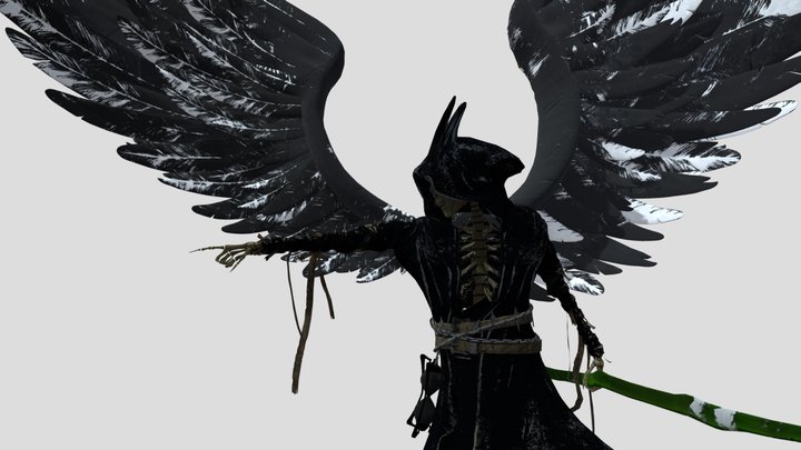 Grand Reaper of Shadows Full Texture 3D Model