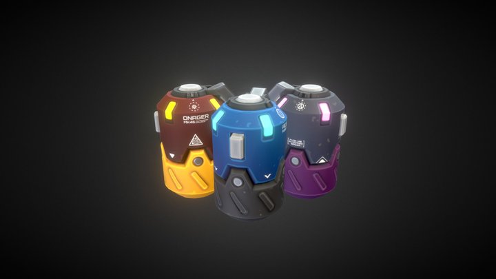 Atlassia VR: Grenades 3D Model