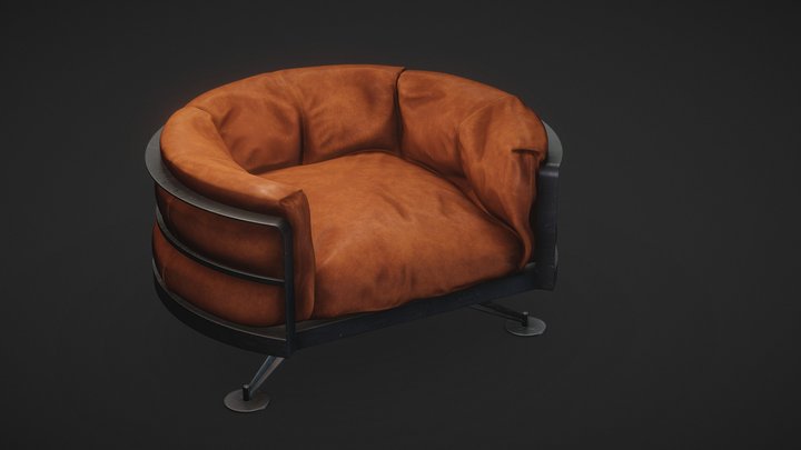 K  |  Armchair 3D Model