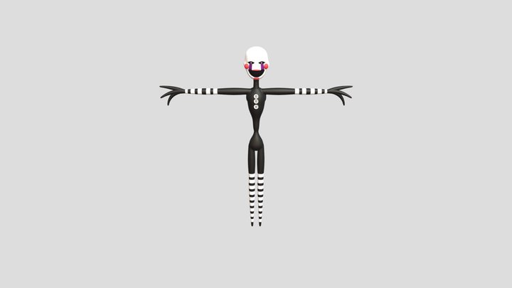 Marionette Team VR 3D Model